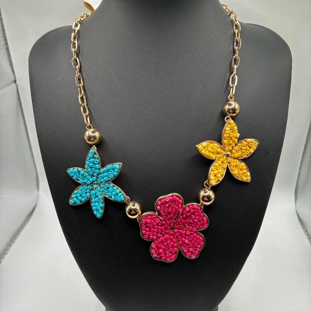 Flower Statement Necklace